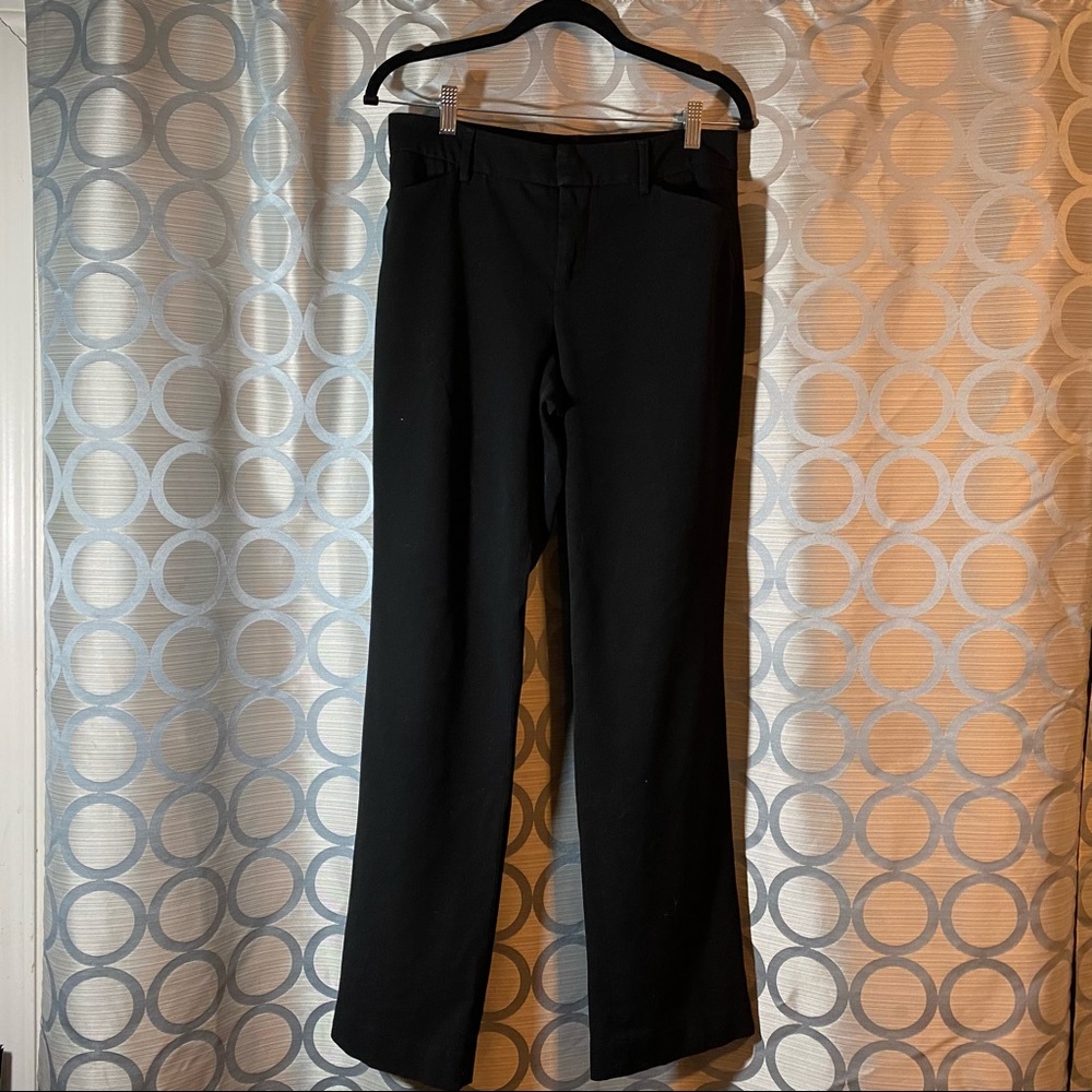 Nine West Straight Leg Black Pants Size 6/28